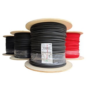 Кабель для солнечных панелей KBE Solar DB 6,00mm2 Berlin Red-Black бухта 500м